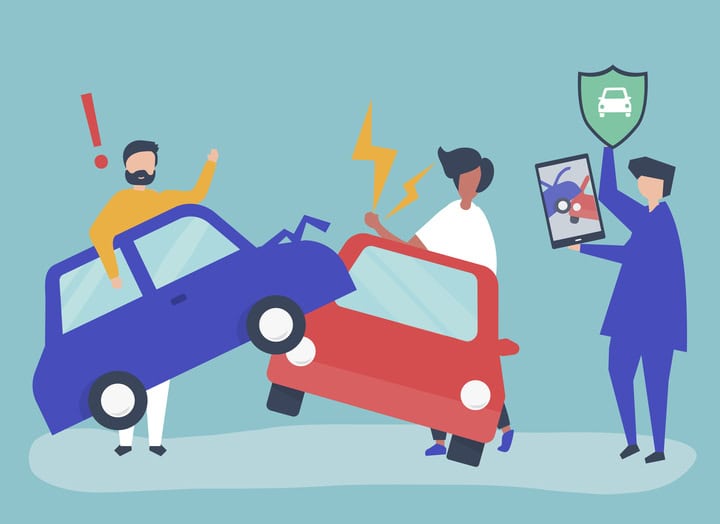 Mediación accidente de coche